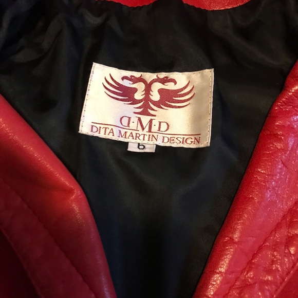 Leather Coat, Dita Martin Design - Picture 1 of 5